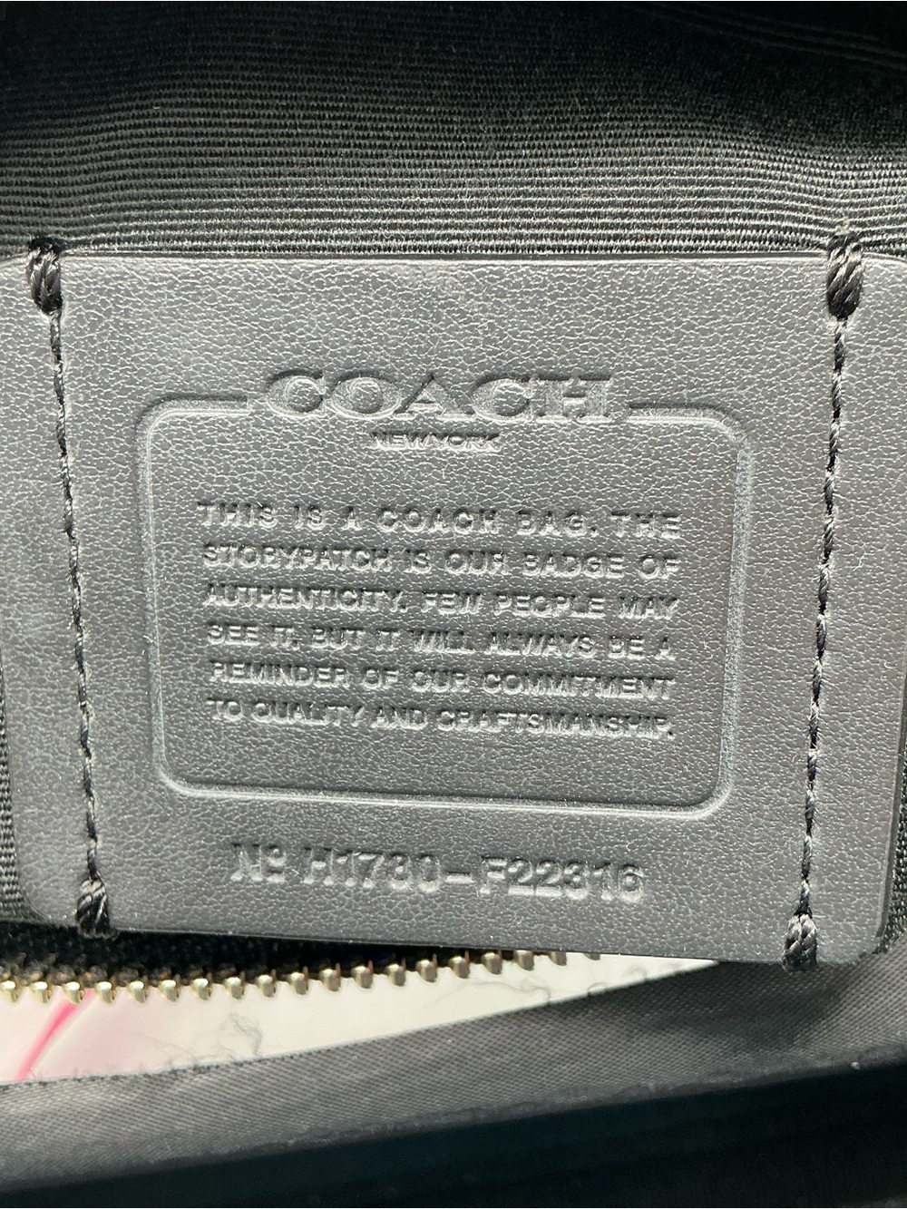 Coach Mini Kelsey Satchel in Metallic Pebble Leather (Style No. F22316) - Picture 8 of 8